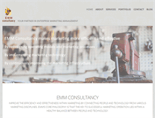 Tablet Screenshot of emm-consultancy.com